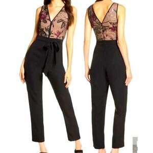 Floral Embroidered Jumpsuit HARLYN size medium